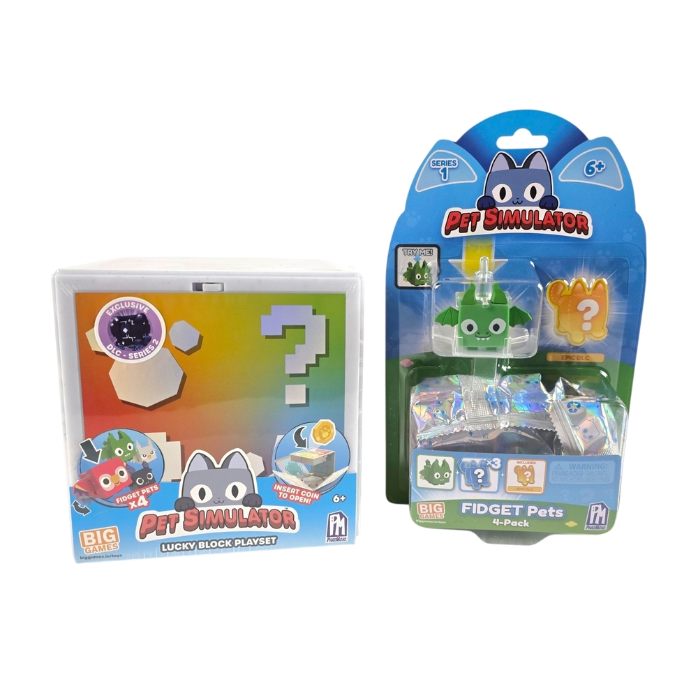PhatMojo Pet Simulator X Bundle | Series 1 & Series 2 Fidget Pets + Playset
